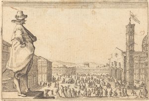 Piazza del Duomo, Firenze af Jacques Callot
