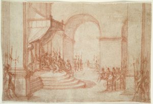 Pilatus vasker sine hænder af Jacques Callot