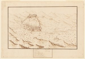 Planometrisk visning af Gani af Jacques Callot