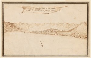 Planometrisk udsigt over Mazachebir af Jacques Callot