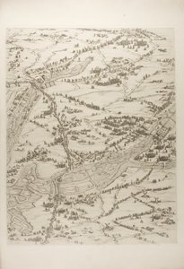 Tavle tre fra The Siege of La Rochelle af Jacques Callot