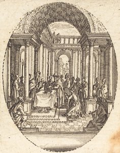 Præsentation i templet, ca. 1631. af Jacques Callot
