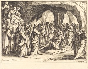 Opdragelse af Lazarus af Jacques Callot