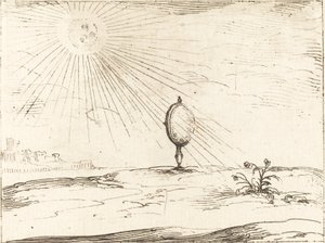 Solens stråler af Jacques Callot
