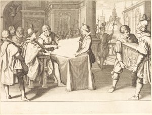 Restaurering af Duomo, Firenze, ca. 1614. af Jacques Callot