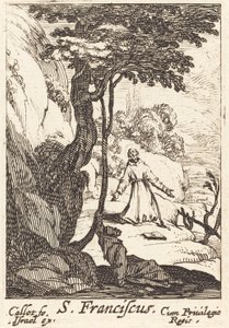 Sankt Frans, ca. 1632. af Jacques Callot