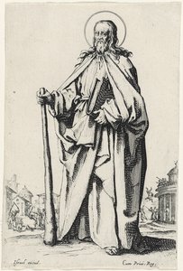 Sankt Jakob den Mindre fra Les Grands Apôtres (De store apostle), 1631 af Jacques Callot