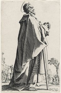 Saint Mathew fra The Large Apostles, 1631 af Jacques Callot
