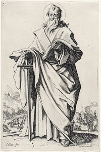 Sankt Paulus fra De store apostle, 1631 af Jacques Callot