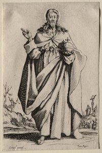 Ikoner af den hellige jomfru Maria af Frelseren / Les Grands Apôtres (De store apostle): Frelseren af Jacques Callot