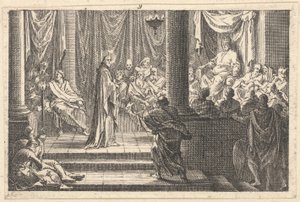 Scene from the Passion (etching) af Jacques Callot