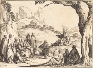 Bjergprædiken af Jacques Callot