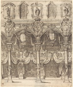 Sideskibet i San Lorenzo, Firenze af Jacques Callot