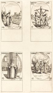 St. Aurea; St. Bartholomew; St. Louis; Sankt Genesius af Jacques Callot