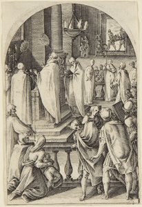 Sankt Basileios fejrer messens offer af Jacques Callot