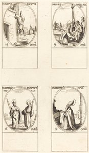 St. Calixtus; St. Hedwigs; Hellige Martinian og Saturian; St. florentinsk af Jacques Callot
