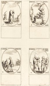 St. Dionysius, Rusticus & Eleutherius, St. Abraham, St. Gereon & Companions, Sts. Til. af Jacques Callot