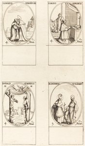 St. Emeric; St. Charles Borromeo; St. Vitalis & Agricola; Sts. Zachary og Elizabeth af Jacques Callot
