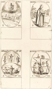 St. Mary of Snow; Sankt Memmius, Biskop; Forvandlingen; Sts. Justus og pastor af Jacques Callot
