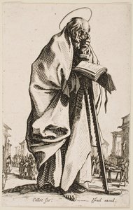 Sankt Simon, fra serien »De store apostle« af Jacques Callot