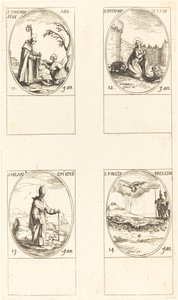 Sankt Theodosius; St. Tatiana; St. Hilary; Sankt Felix af Jacques Callot