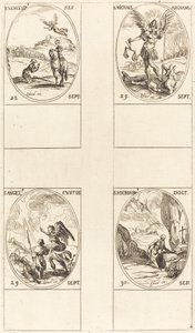 St. Wenceslas; St. Michael, Ærkeengel; Skytsengelen; Sankt Jerome af Jacques Callot