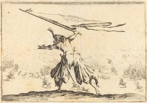 Fanebærer af Jacques Callot