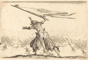 Fanebærer af Jacques Callot