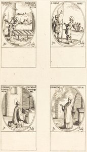Hellige Donatilla, Greatest & Second; St. Fabius; St. John Colombini; St. Ignatius af Loyola af Jacques Callot