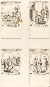 Hellige Faustinus og Jovita; St. Juliana; St. Vi har en; St. Polychronius af Jacques Callot