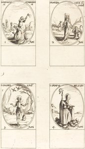 Hellige Pamphilius og Porfyr; St. Blandine og ledsagere; St. Erasmus; St. Ønsket sig af Jacques Callot