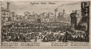Straf, en tøjle for forbrydelsen (Straffene) af Jacques Callot