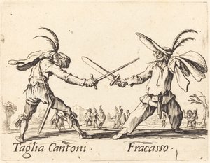 Taglia Cantoni og Fracasso af Jacques Callot
