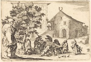 Værtshus, ca. 1622. af Jacques Callot