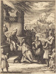 Magiernes tilbedelse, 16231628. af Jacques Callot