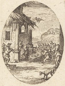 Hyrdernes tilbedelse af Jacques Callot
