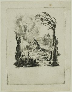 Smerten i haven, fra Den lille passion af Jacques Callot