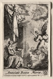 Jomfruens liv: Bebudelsen af Jacques Callot