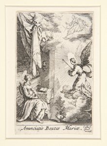 Annonceringen, nr. 5 fra Jomfruens liv af Jacques Callot