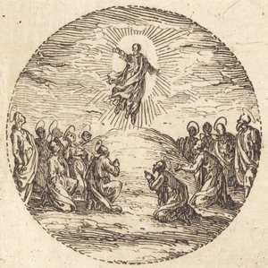 Himmelfarten, ca. 1631. af Jacques Callot