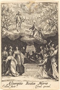 Jomfruens antagelse af Jacques Callot