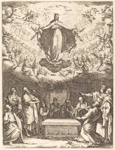 Antagelsen om jomfru af Jacques Callot