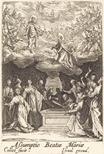 Jomfruens antagelse, i eller efter 1630. af Jacques Callot