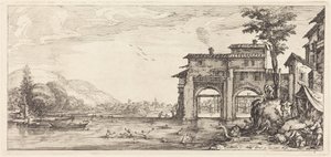 De badende af Jacques Callot
