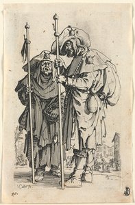 Tiggerne: De to pilgrimme af Jacques Callot