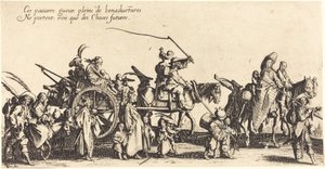The Bohemians Marching: The Rear Guard af Jacques Callot