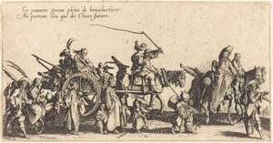 The Bohemians Marching: The Rear Guard af Jacques Callot