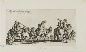 The Bohemians Marching, fra The Bohemians af Jacques Callot
