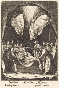 Jomfruens begravelse, i eller efter 1630. af Jacques Callot
