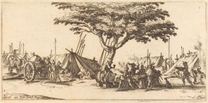 Lejren, ca. 1633. af Jacques Callot